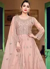 Viana vol 1 Designer Festive Wear Rosybrown Butterfly Net Heavy Anarkali Salwar Suit Collection